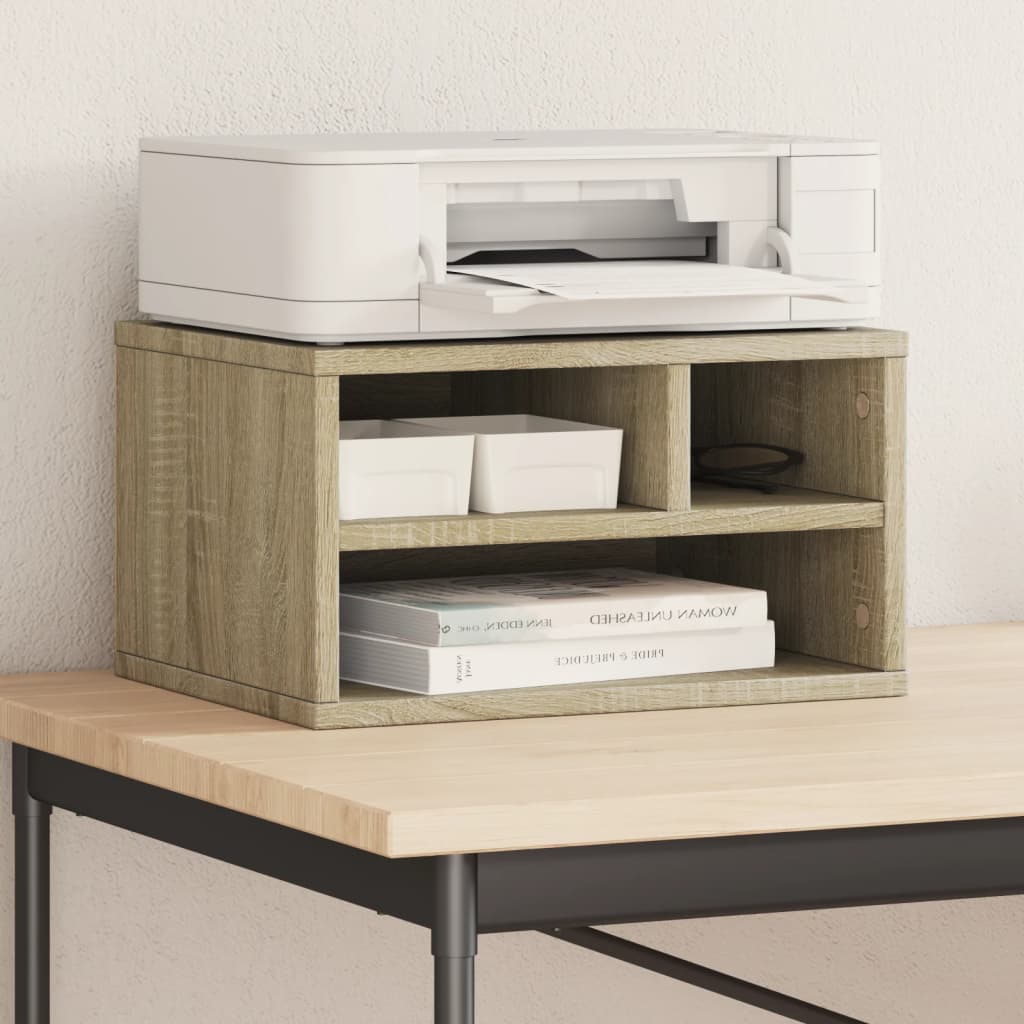 Printer Stand Sonoma Oak 40x32x22.5 cm Engineered Wood