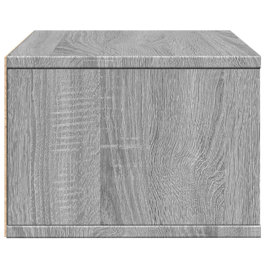 Meuble d'imprimante gris Sonoma 40x32x22,5 cm en bois d'ingénierie