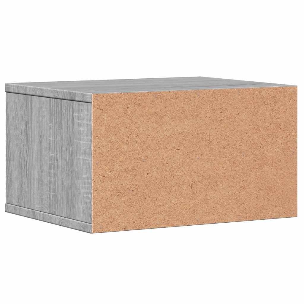 Meuble d'imprimante gris Sonoma 40x32x22,5 cm en bois d'ingénierie