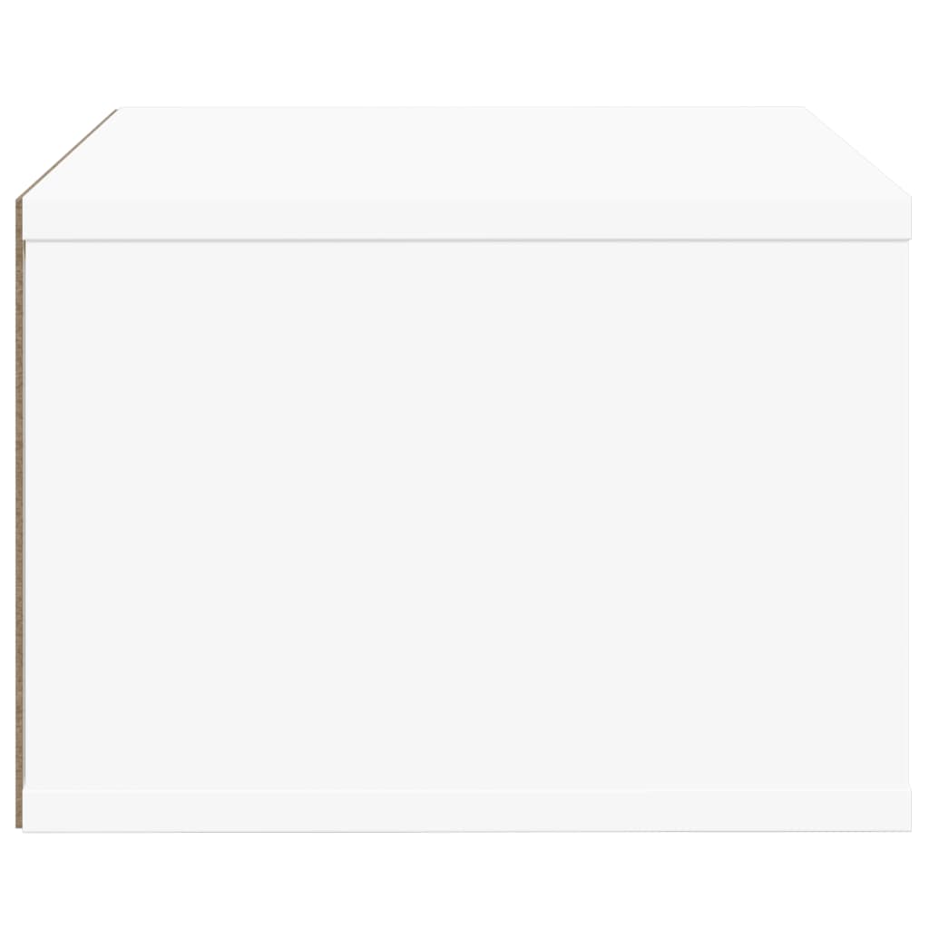 Support d'imprimante Blanc 40x32x22,5 cm Bois d'ingénierie