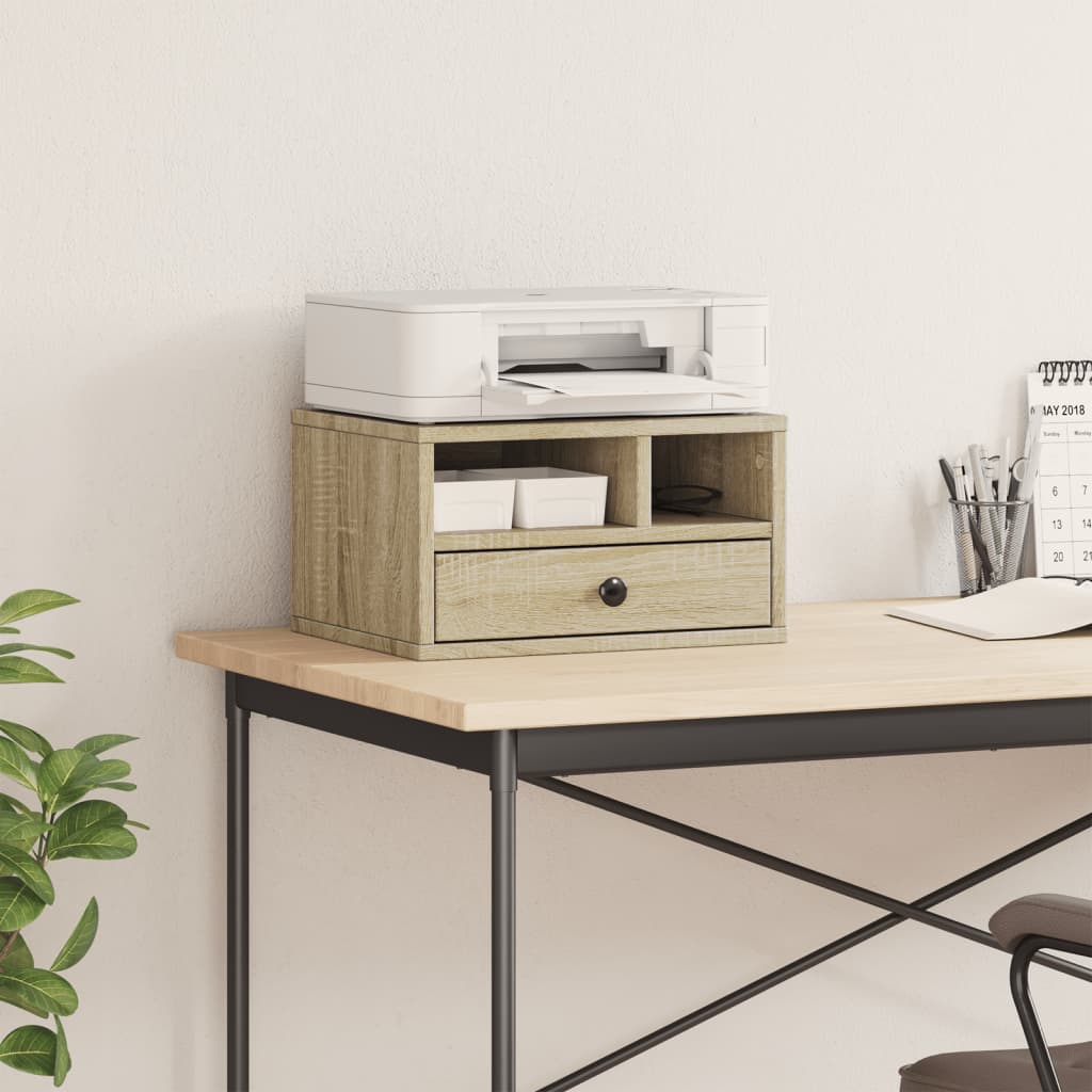 Printer Stand Sonoma Oak 40x32x22.5 cm Engineered Wood