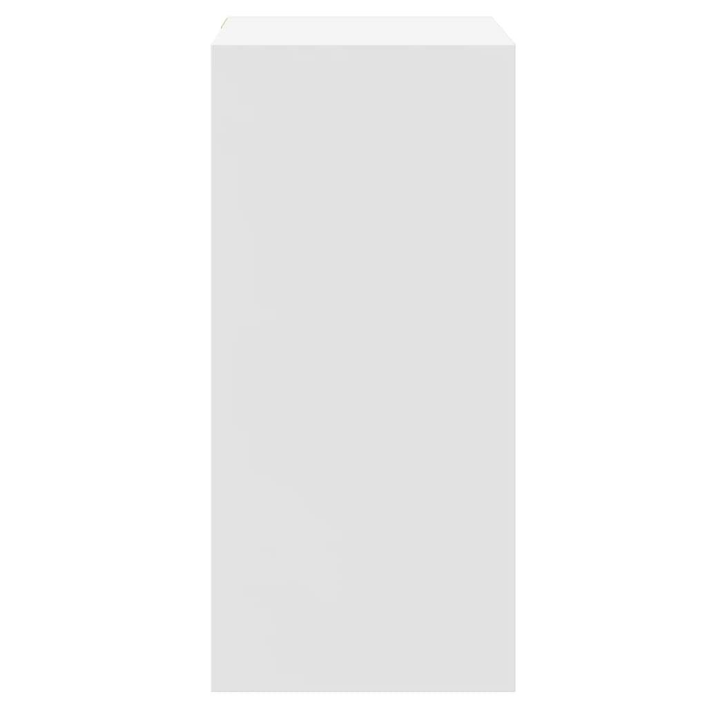 Armoire blanche 77x48x102 cm en bois d'ingénierie