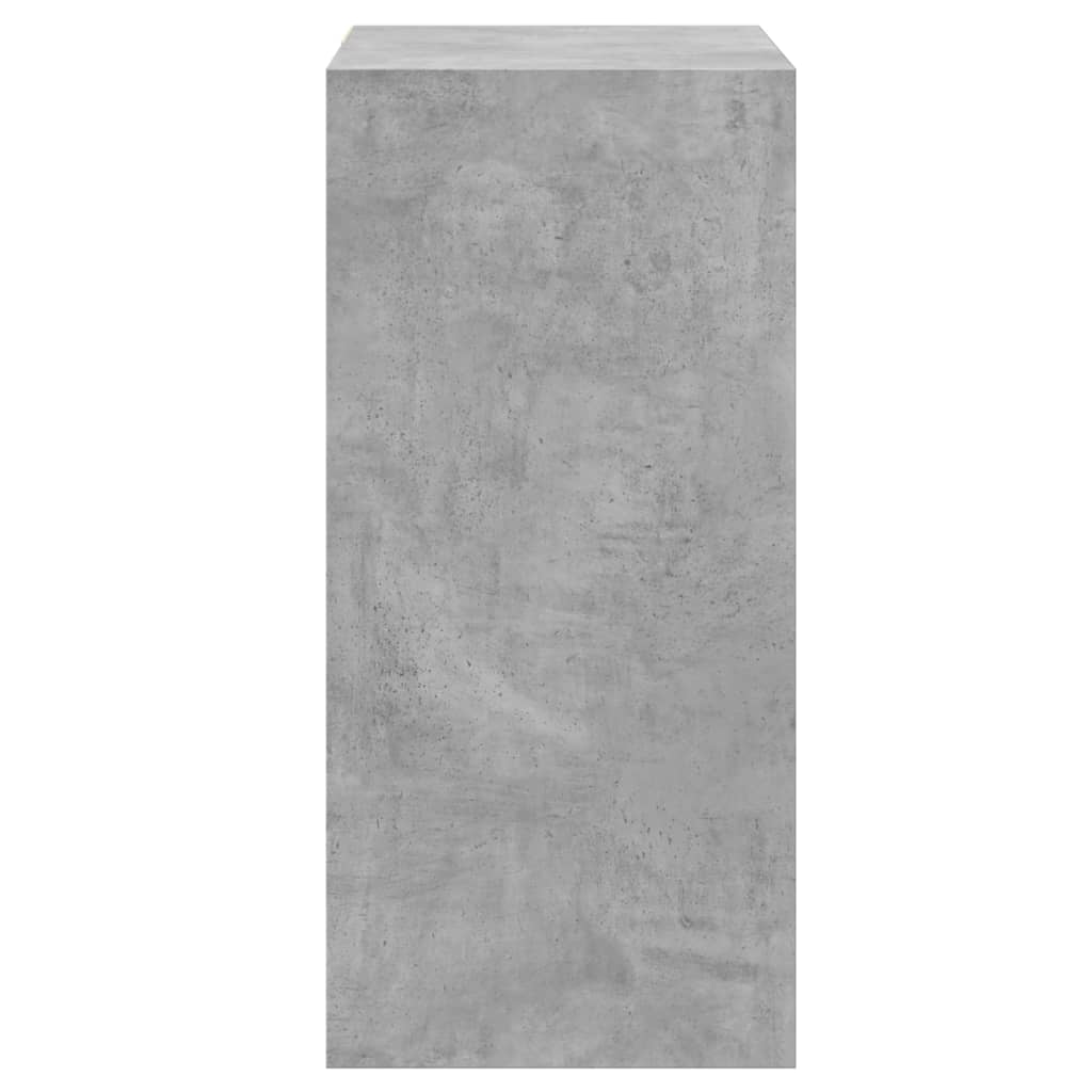 Armoire gris béton 77x48x102 cm Bois d'ingénierie