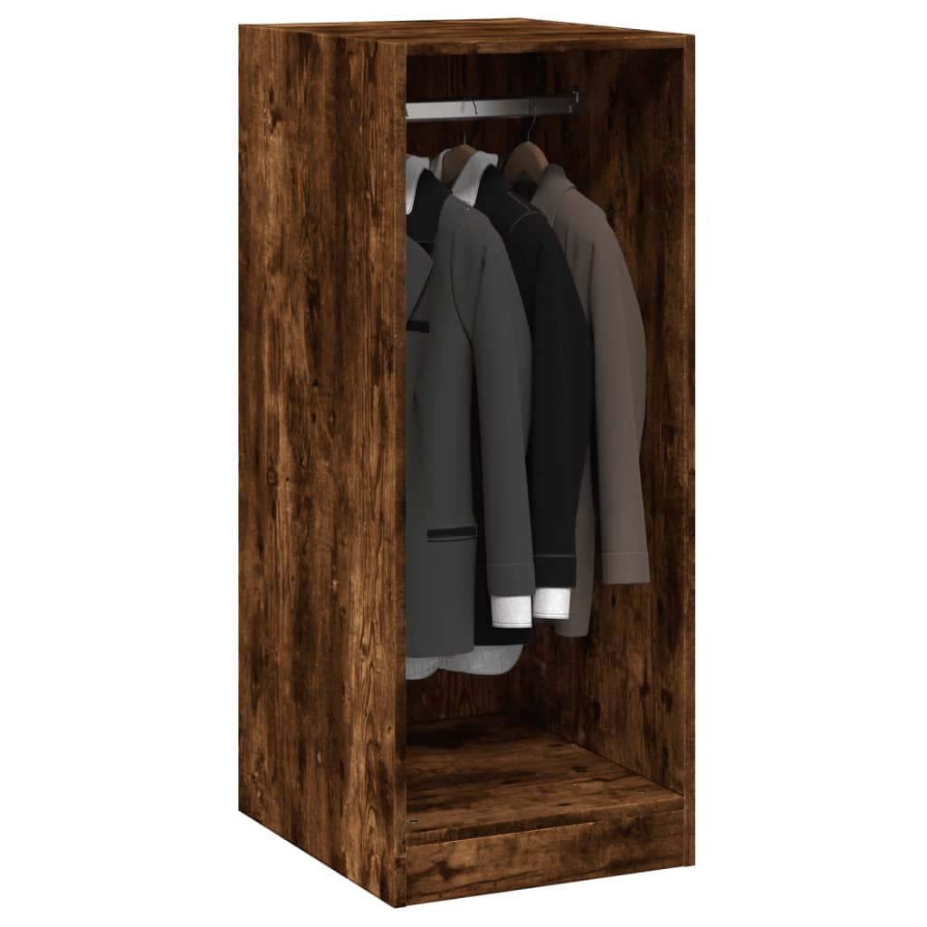 Armoire chêne fumé 48x41x102 cm panneau de particules