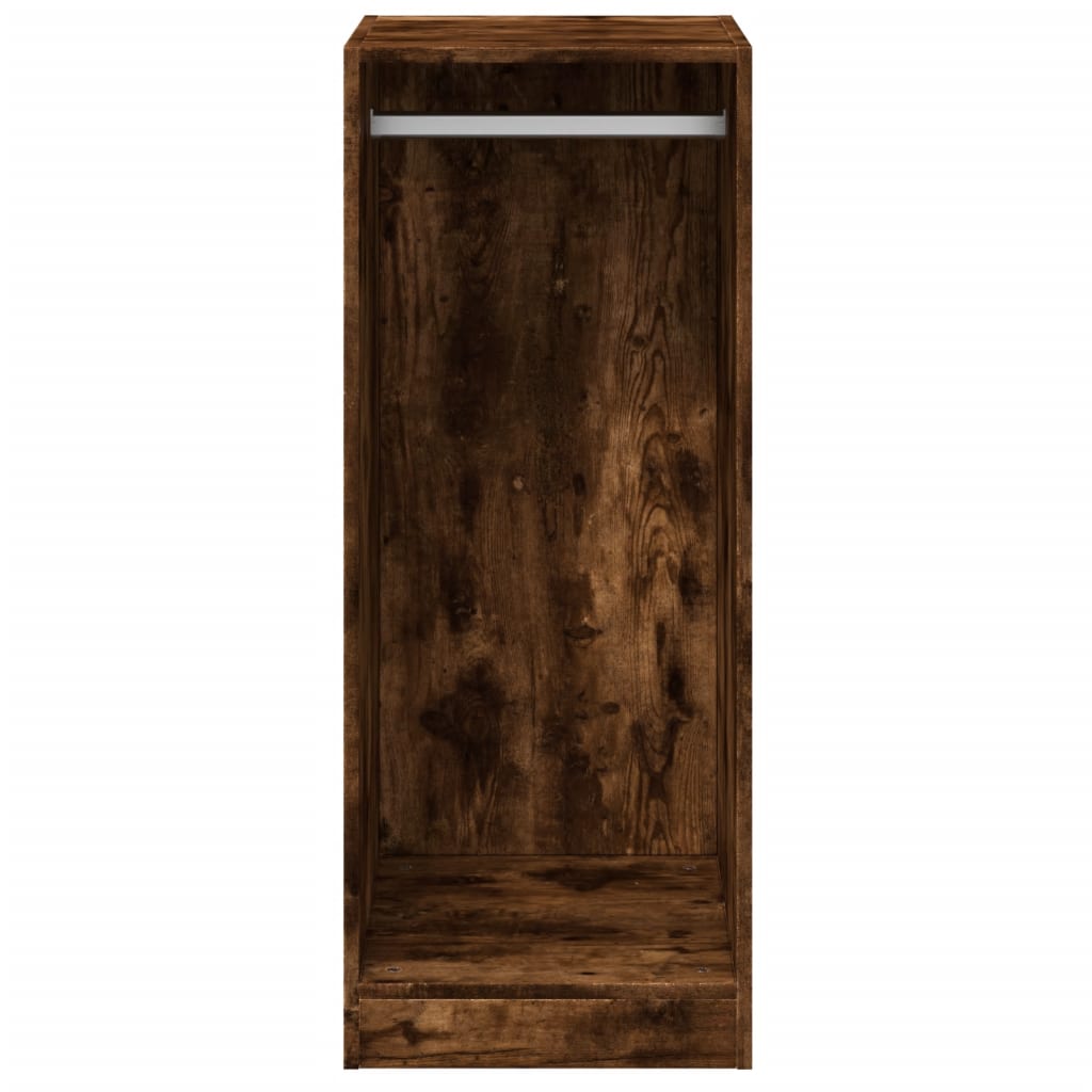 Armoire chêne fumé 48x41x102 cm panneau de particules