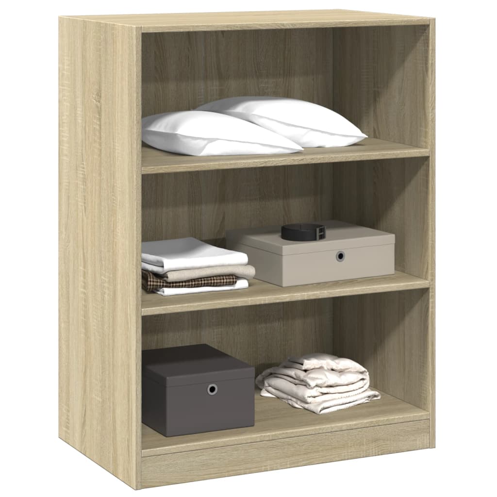 Armoire en chêne Sonoma 77x48x102 cm panneau de particules