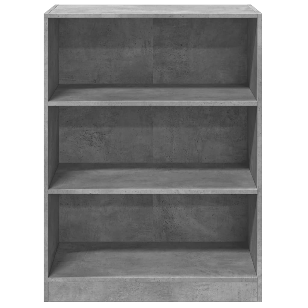 Armoire gris béton 77x48x102 cm en bois d'ingénierie
