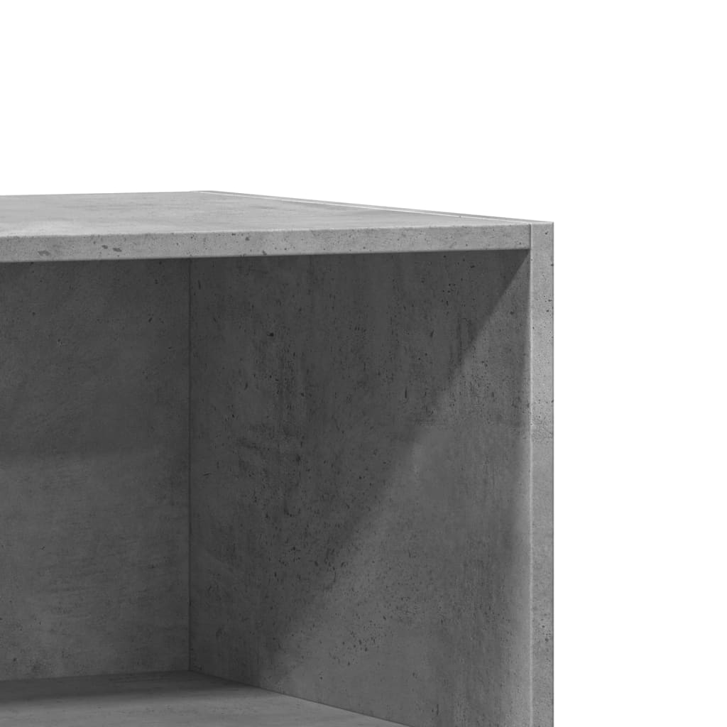 Armoire gris béton 77x48x102 cm en bois d'ingénierie