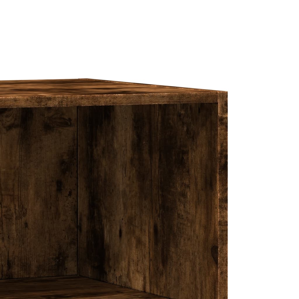 Armoire chêne fumé 77x48x102 cm panneau de particules