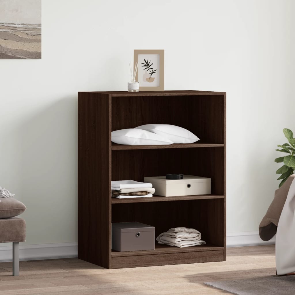 Wardrobe Brown Oak-Look 77x48x102 cm Engineered Wood