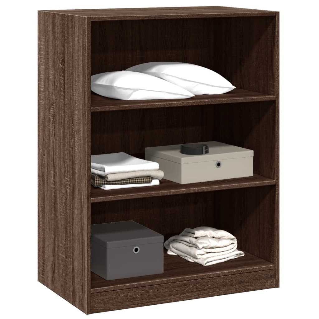 Wardrobe Brown Oak-Look 77x48x102 cm Engineered Wood