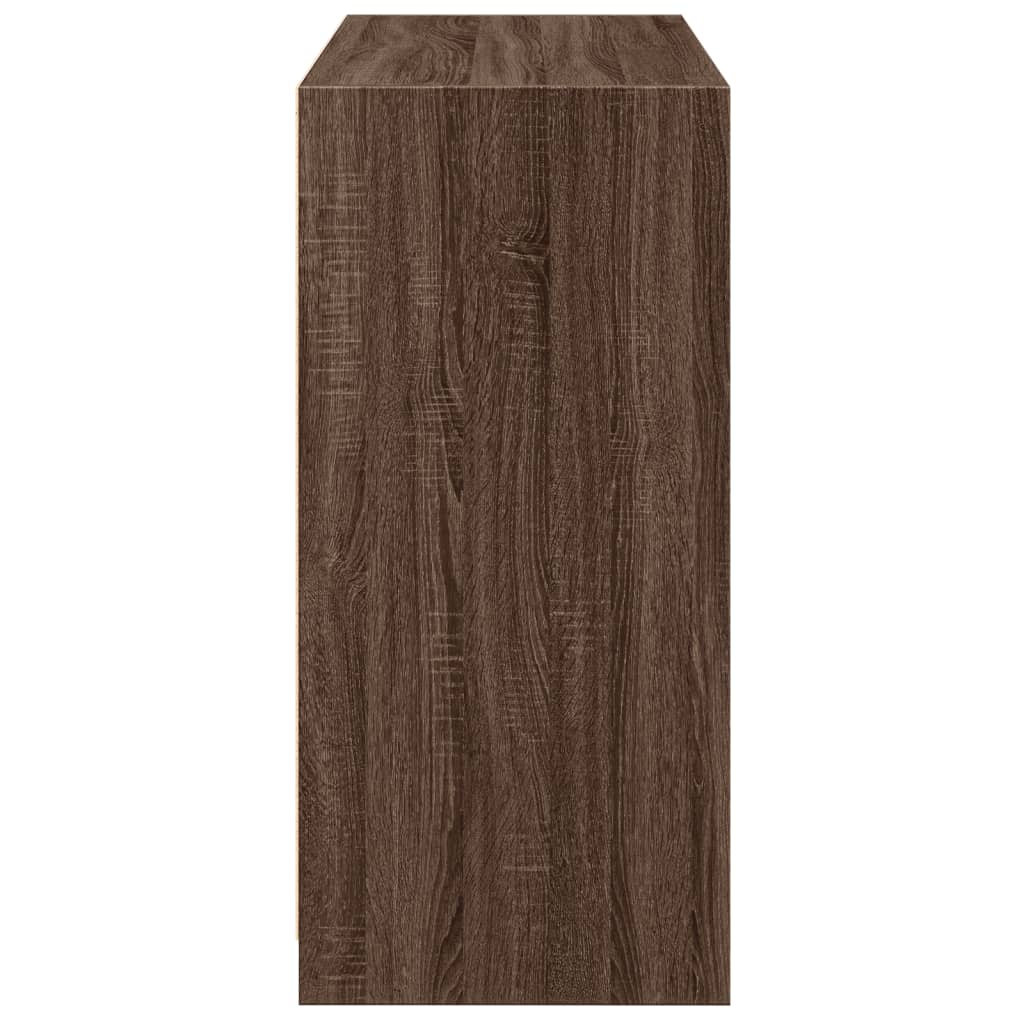 Wardrobe Brown Oak-Look 77x48x102 cm Engineered Wood
