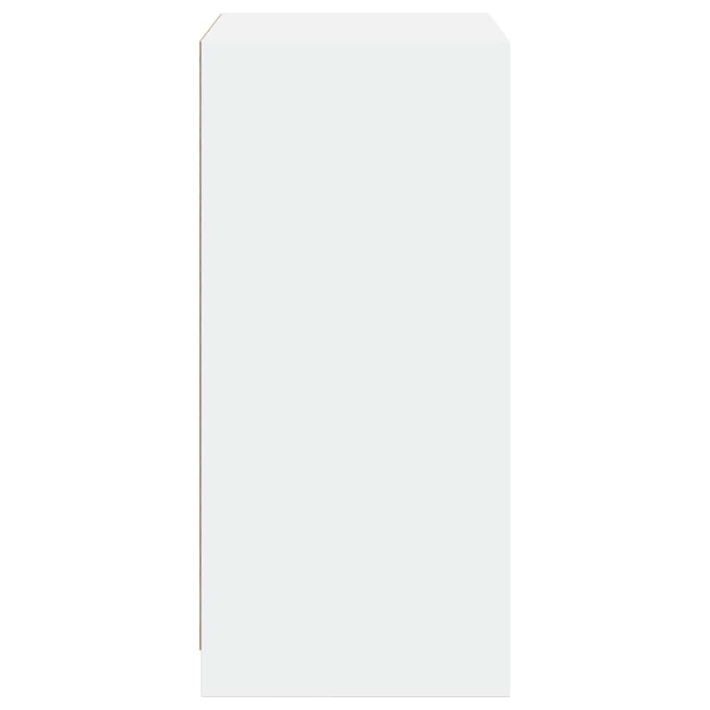 Kleiderschrank Weiß 48x41x102 cm Holzwerkstoff