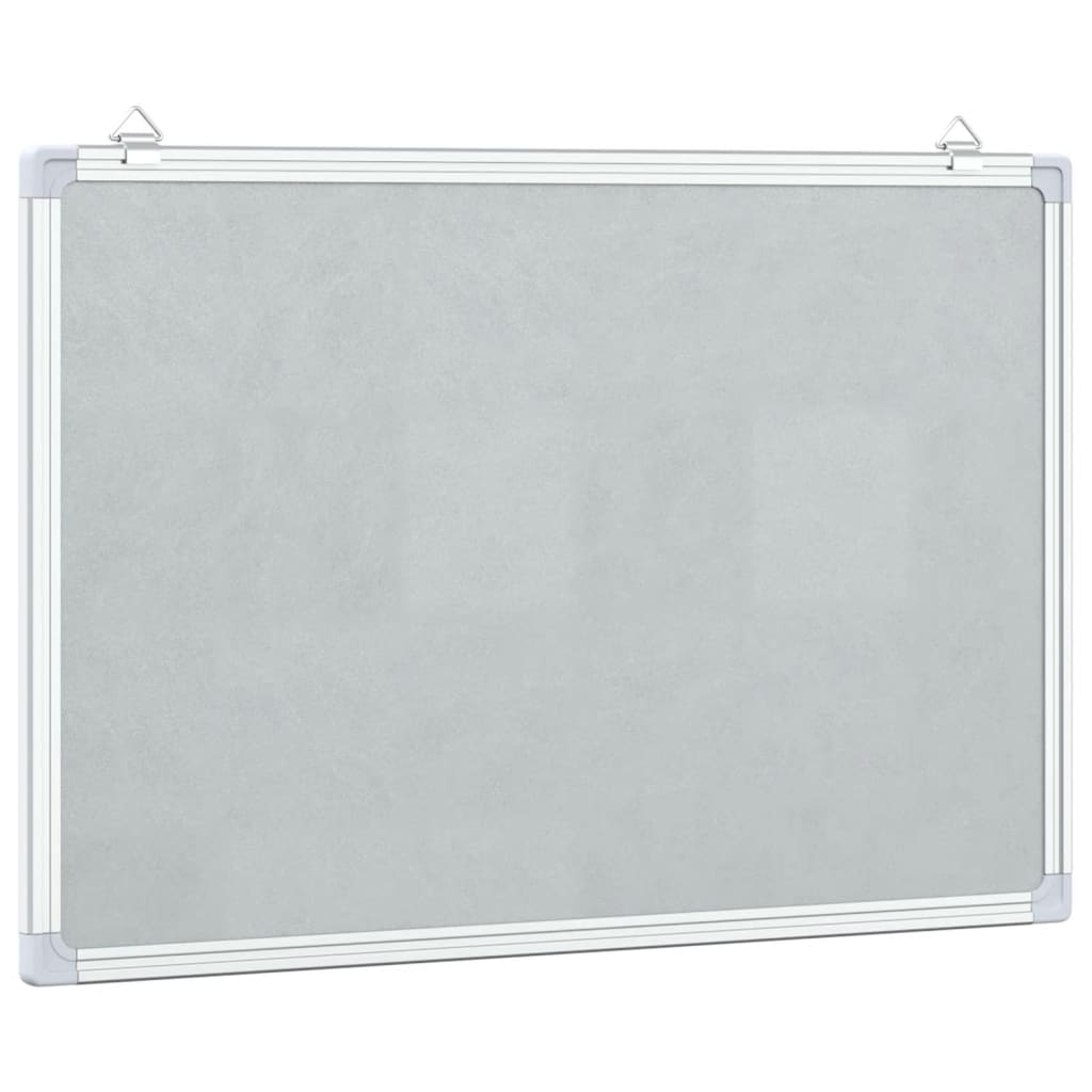 Tableau blanc magnétique 60x40x1,7 cm aluminium