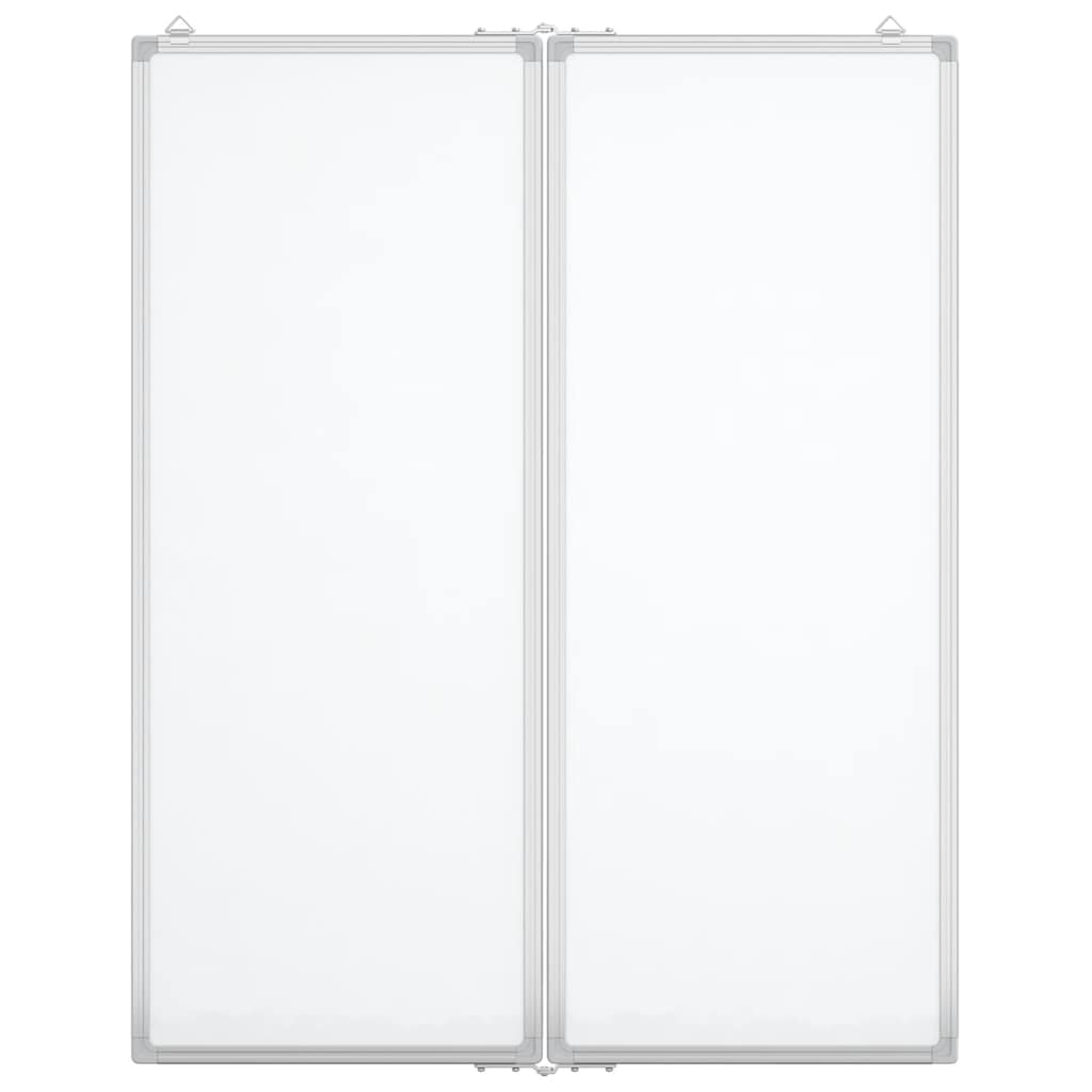 Magnetic Foldable Whiteboard 80x100x1.7 cm Aluminum
