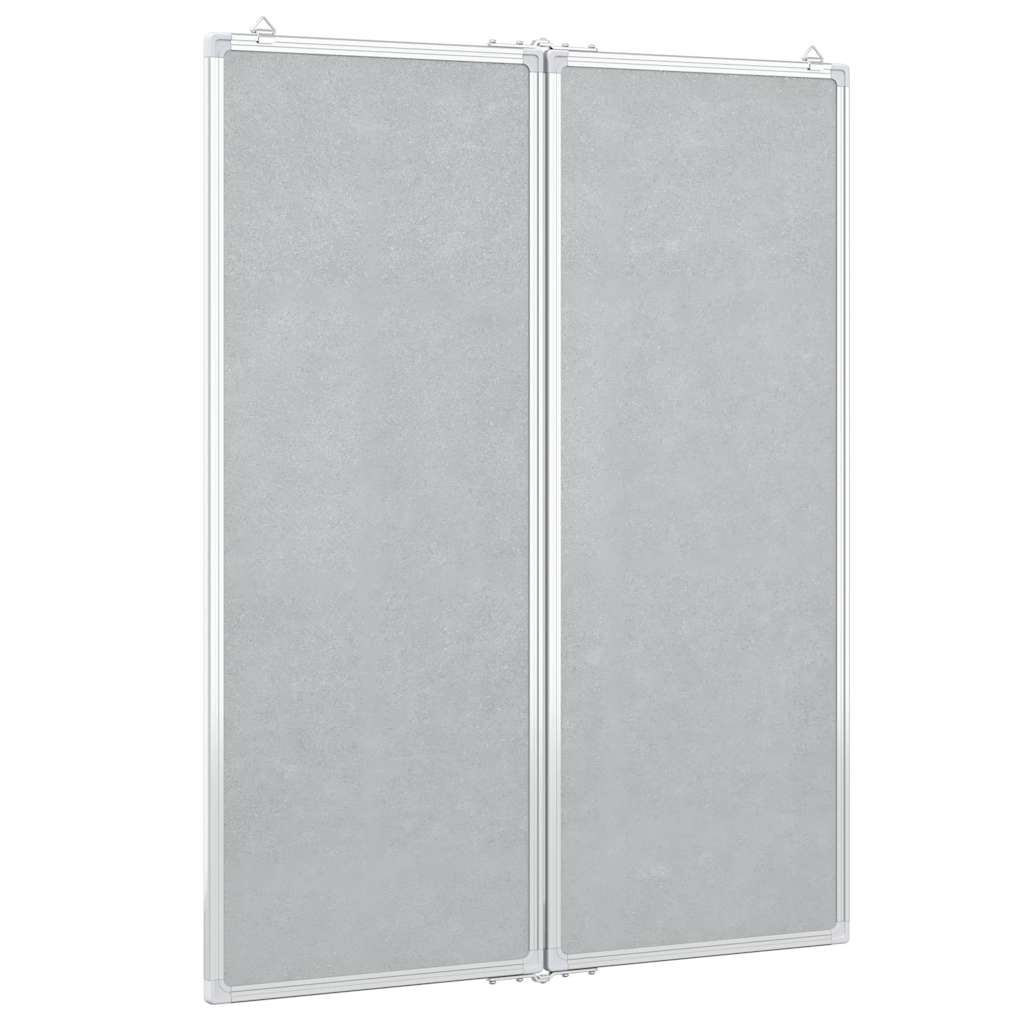 Magnetic Foldable Whiteboard 80x100x1.7 cm Aluminum