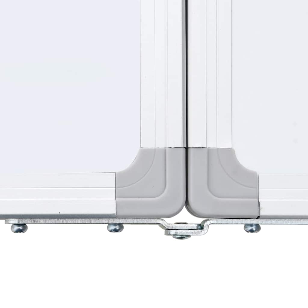 Magnetic Foldable Whiteboard 80x100x1.7 cm Aluminum