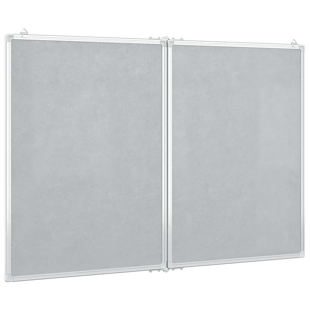 Magnetic Whiteboard Foldable 100x80x1.7 cm Aluminum