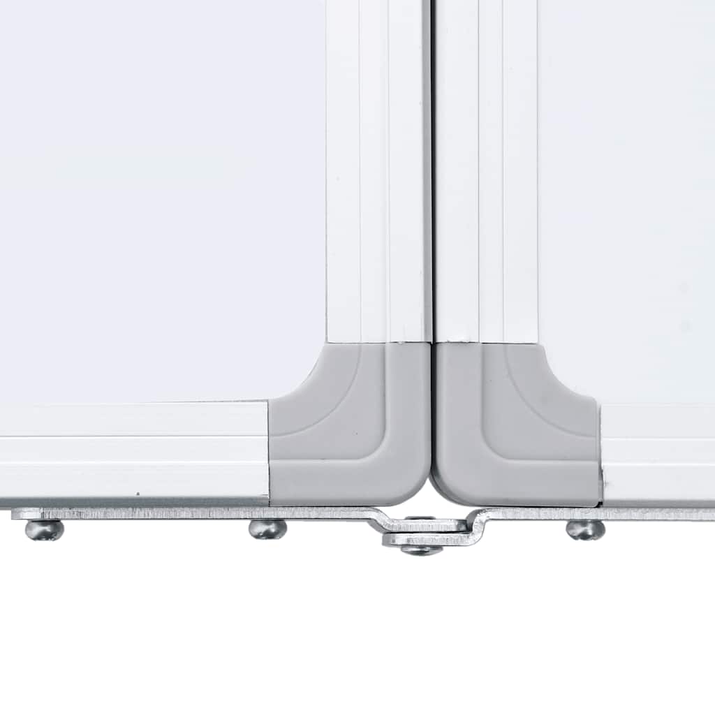 Magnetic Whiteboard Foldable 100x80x1.7 cm Aluminum