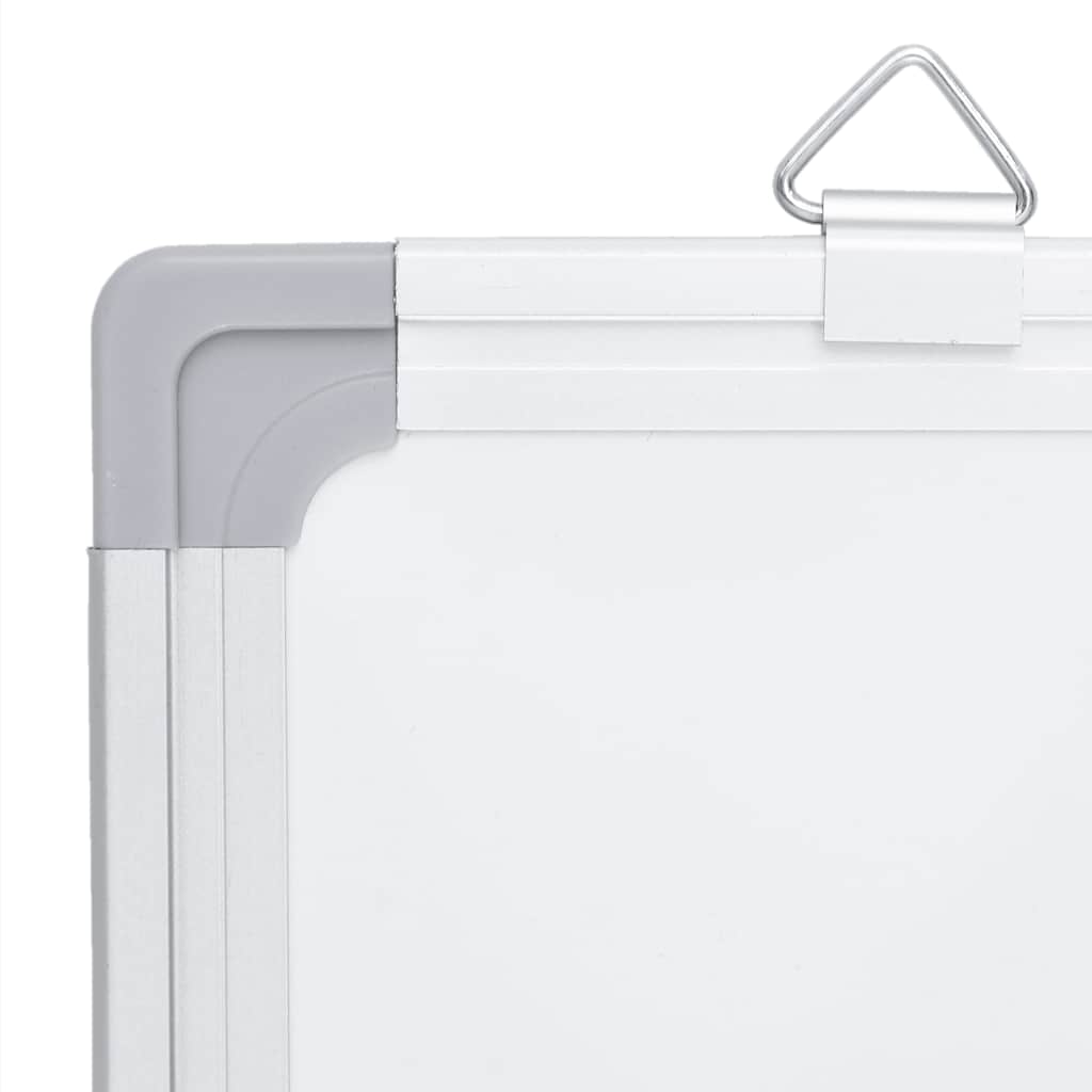 Tableau blanc magnétique rabattable 120x100x1,7 cm Aluminium