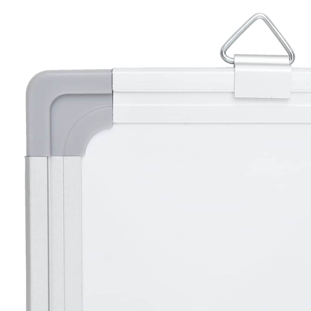 Tableau blanc magnétique pliable 120x80x1,7 cm Aluminium