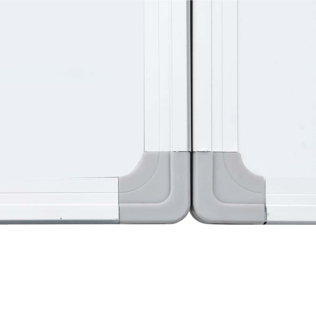 Tableau blanc magnétique pliable 120x80x1,7 cm Aluminium