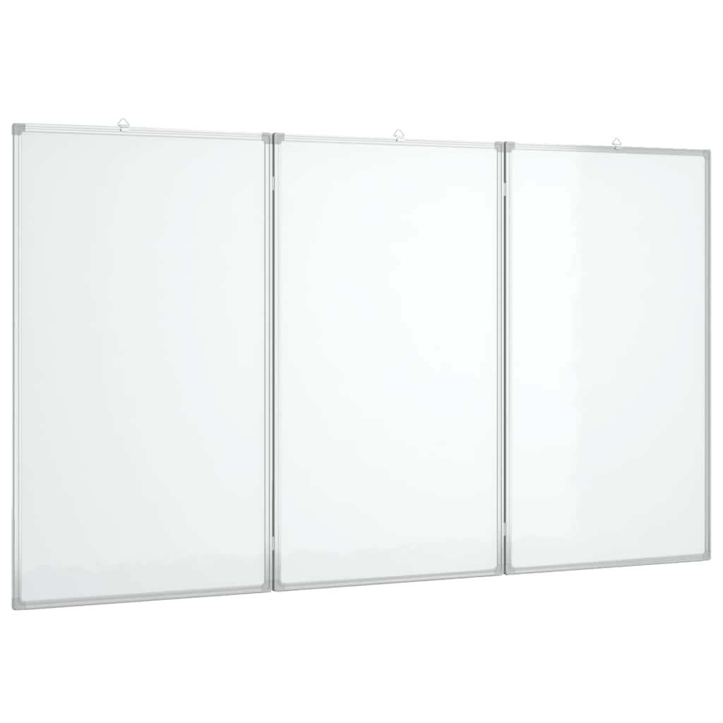 Magnetic Foldable Whiteboard 150x80x1.7 cm Aluminum
