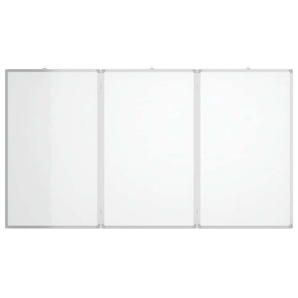 Magnetic Foldable Whiteboard 150x80x1.7 cm Aluminum