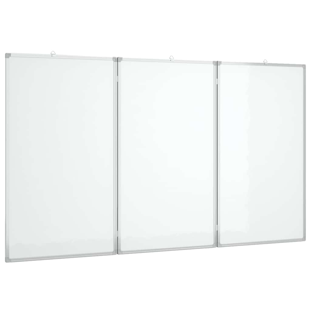 Magnetic Whiteboard Foldable 150x100x1.7 cm Aluminum