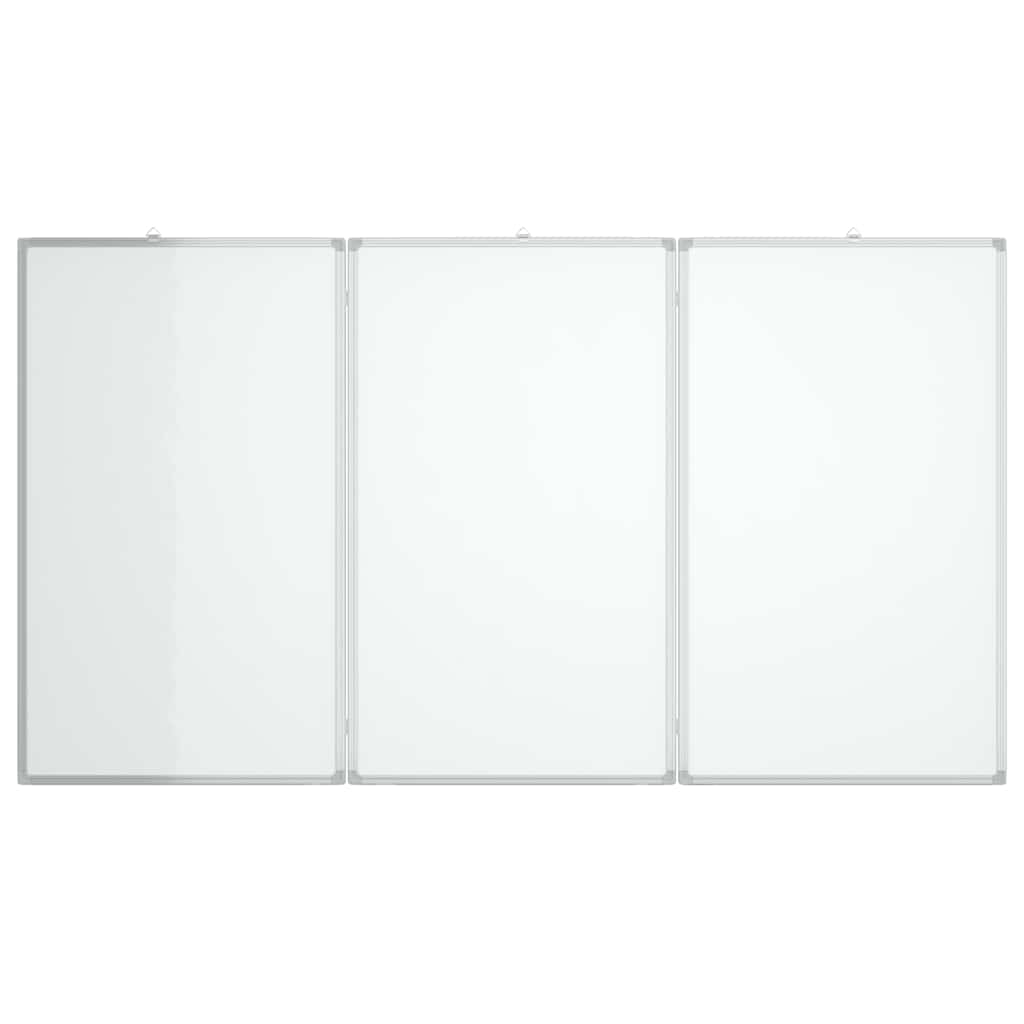 Magnetic Whiteboard Foldable 150x100x1.7 cm Aluminum