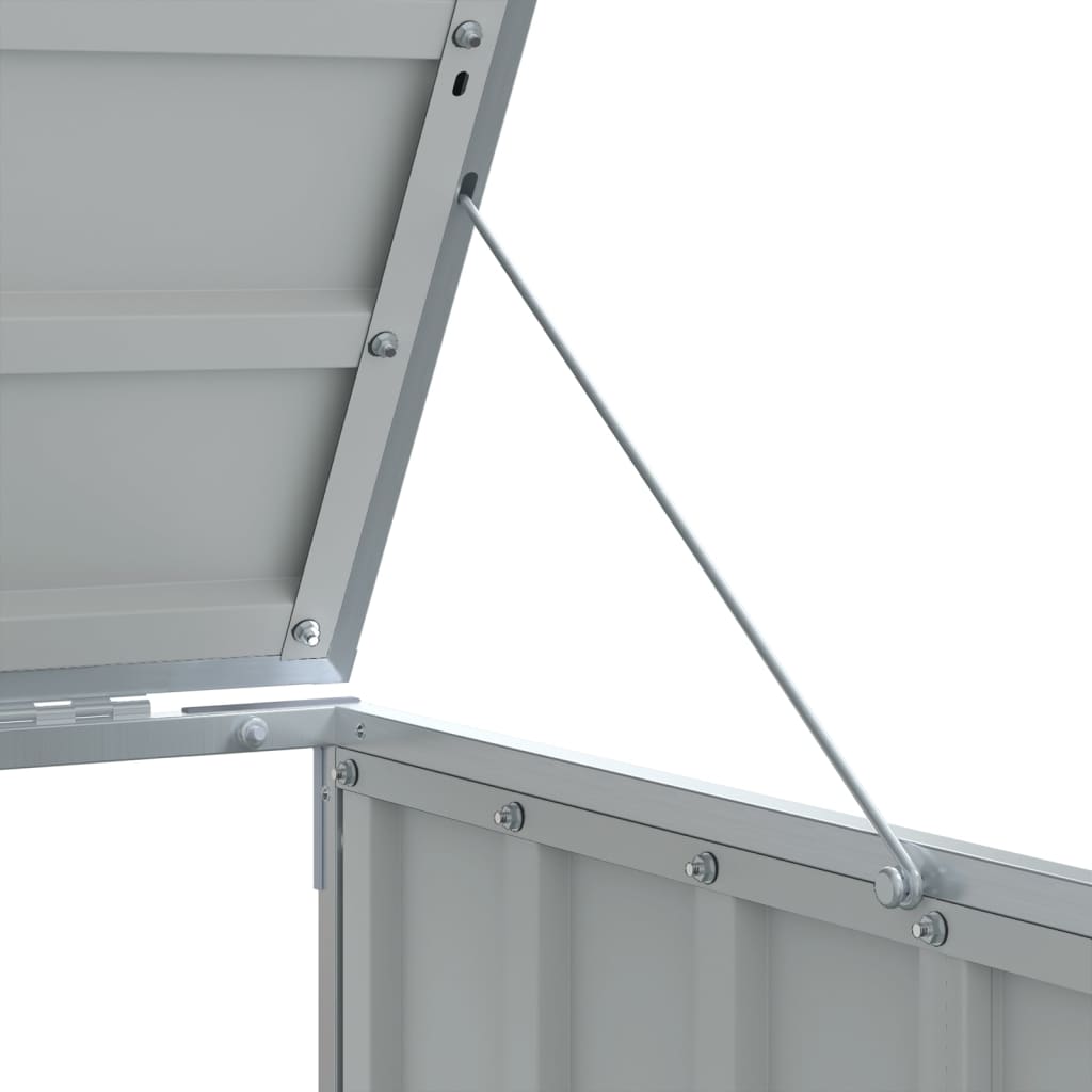 Wheelie bin storage for 2 bins, green, 144x81x113 cm, steel