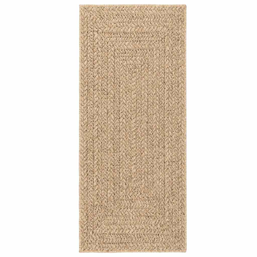 Rug ZIZUR 80x200 cm Jute-look Indoor and Outdoor