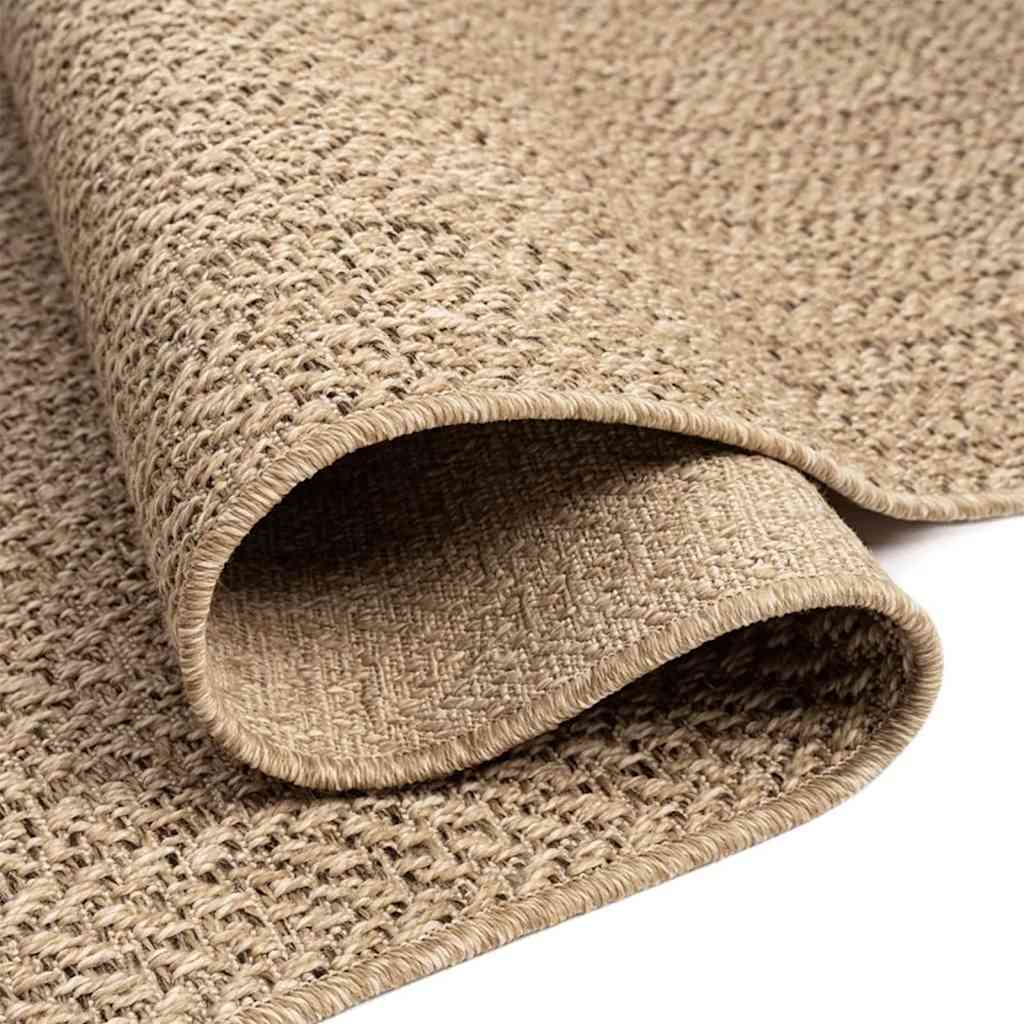 Rug ZIZUR 80x200 cm Jute-look Indoor and Outdoor