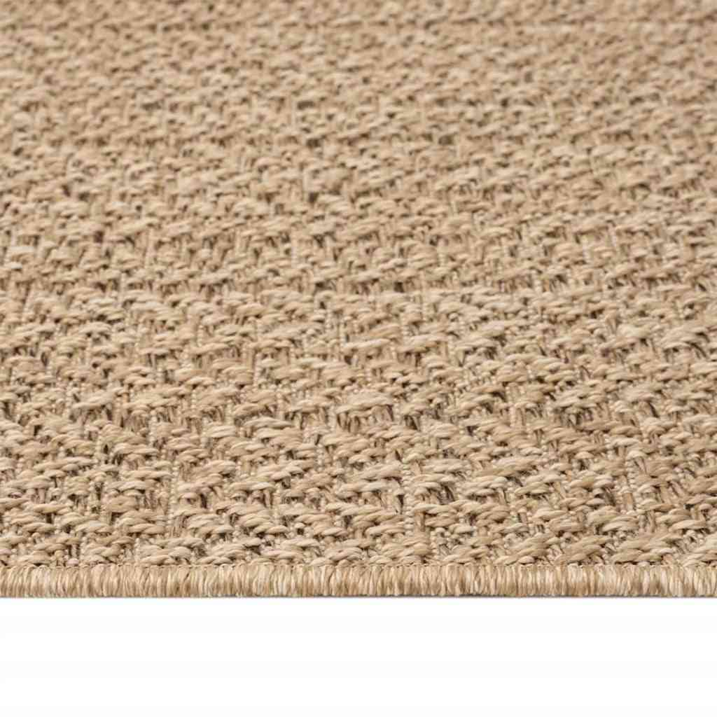 Tapis ZIZUR 80x250 cm Aspect jute Intérieur et extérieur