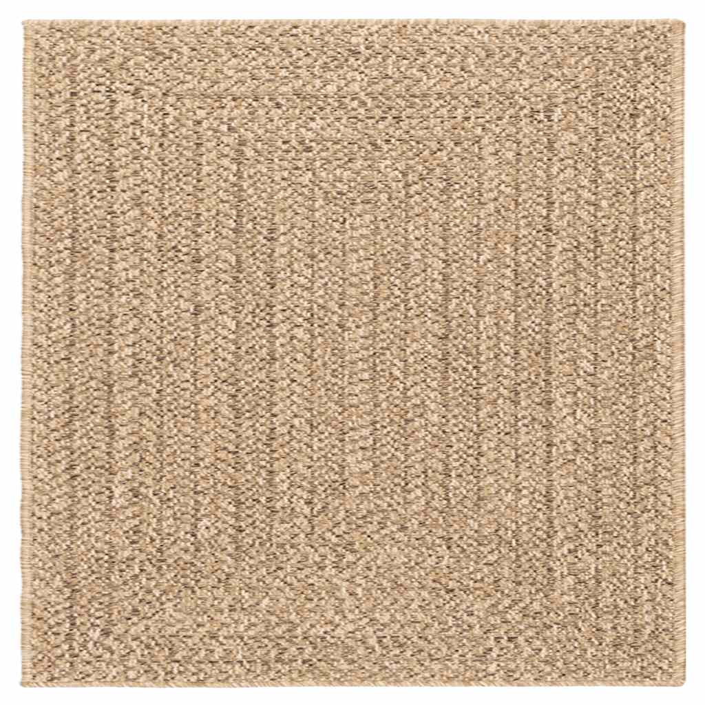 Tapis ZIZUR 120x120 cm aspect jute Intérieur et extérieur