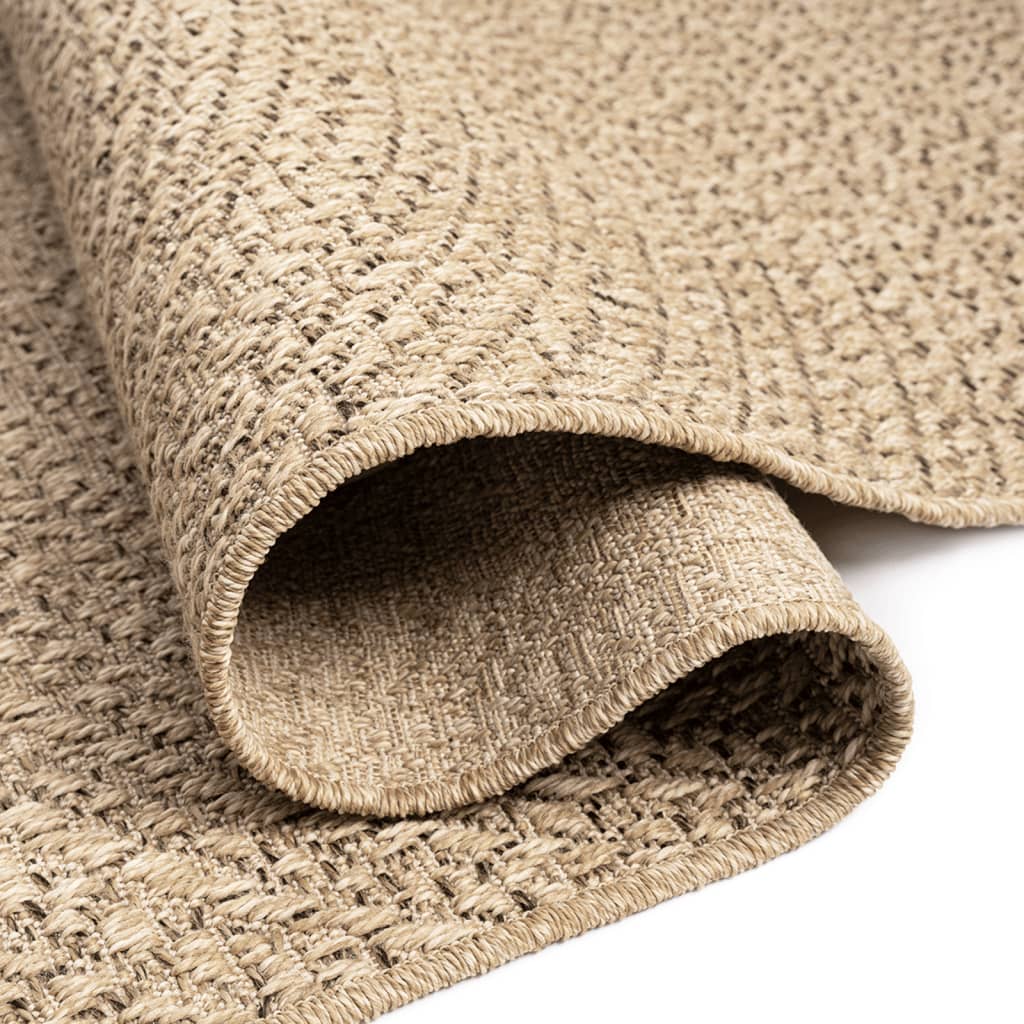 Tapis ZIZUR 80x200 cm aspect jute Intérieur et extérieur
