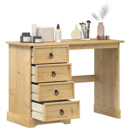 Coiffeuse Corona 104x47x75 cm Pin massif