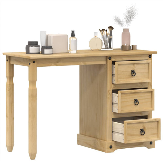 Coiffeuse Corona 110x47x75 cm Pin massif