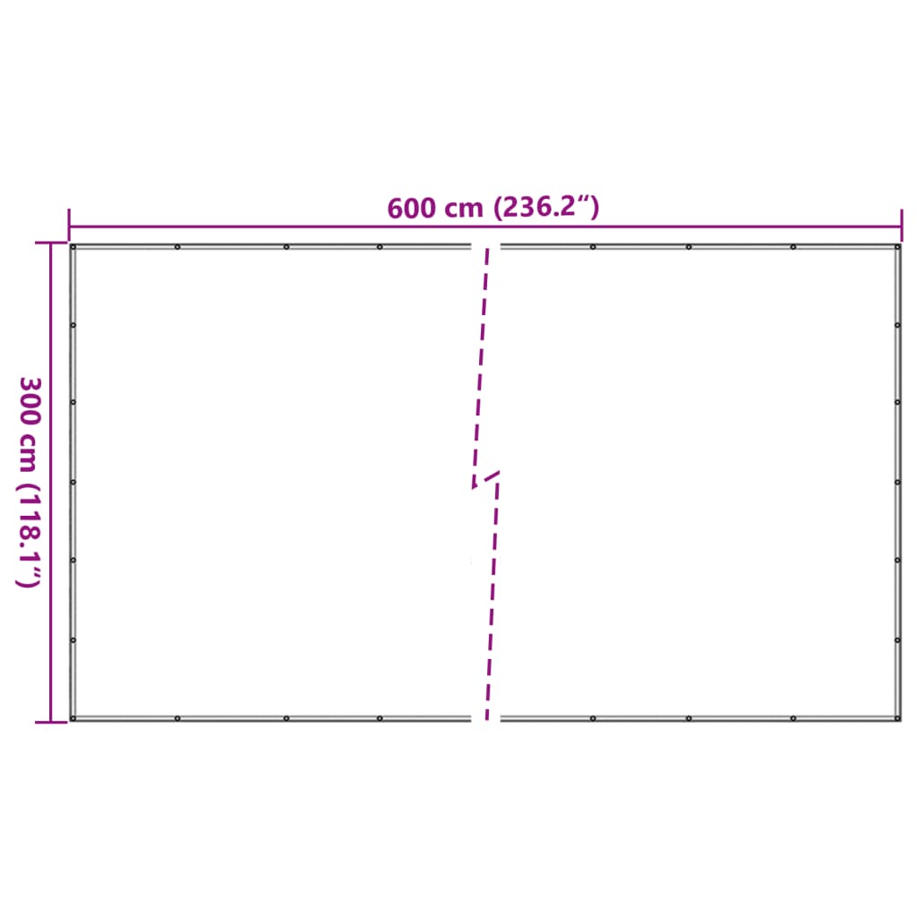 Cargo Net Green 3x6 m HDPE