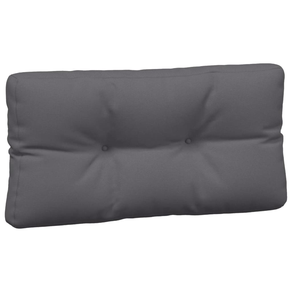 Coussin de palette 3 pièces Tissu anthracite