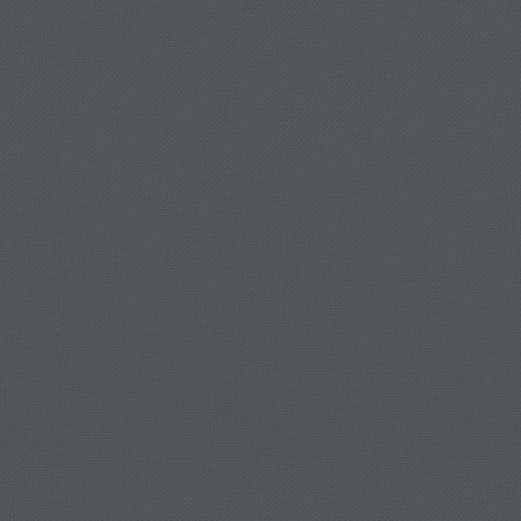 Coussin de palette 3 pièces Tissu anthracite