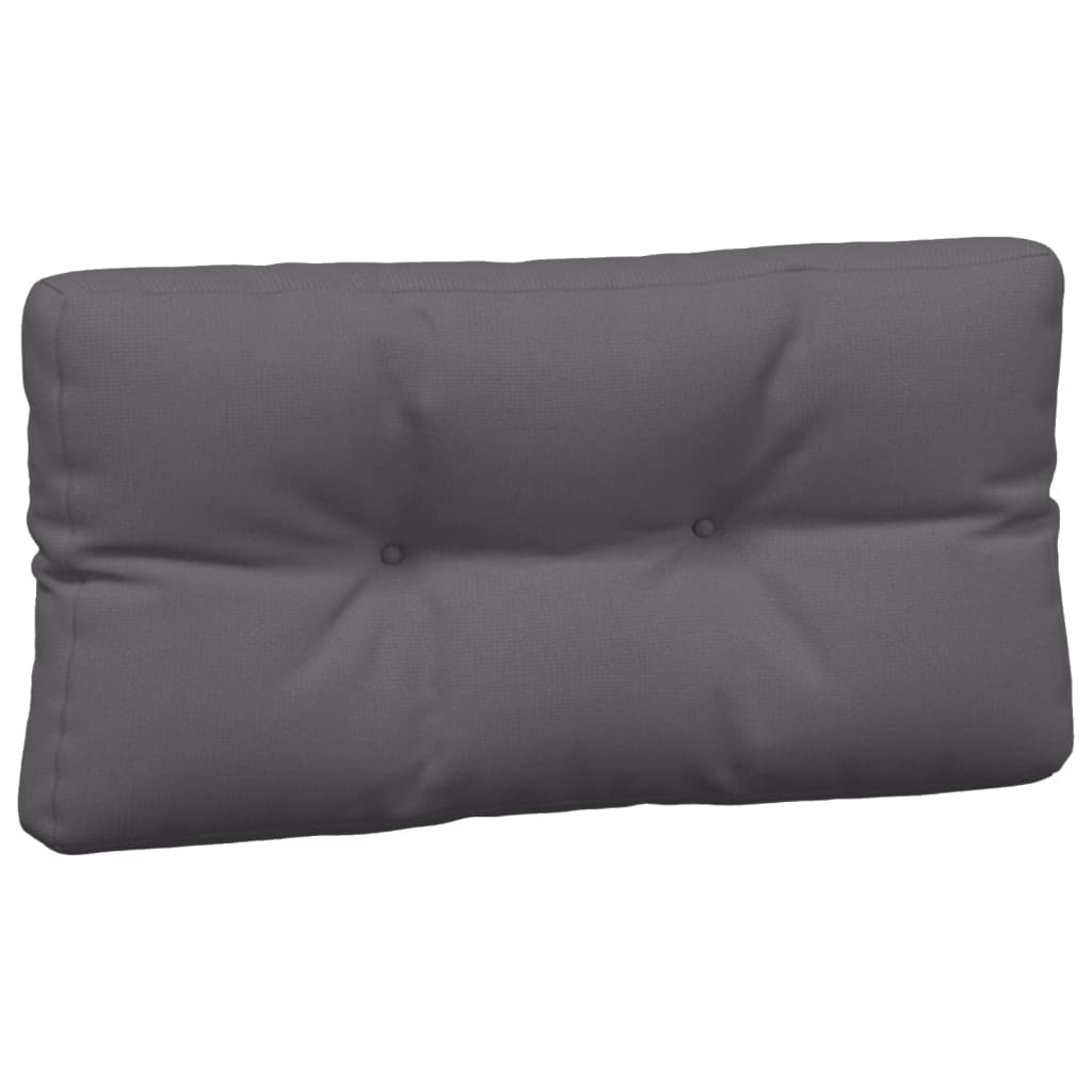 Coussins pour palette 5 pièces en tissu anthracite