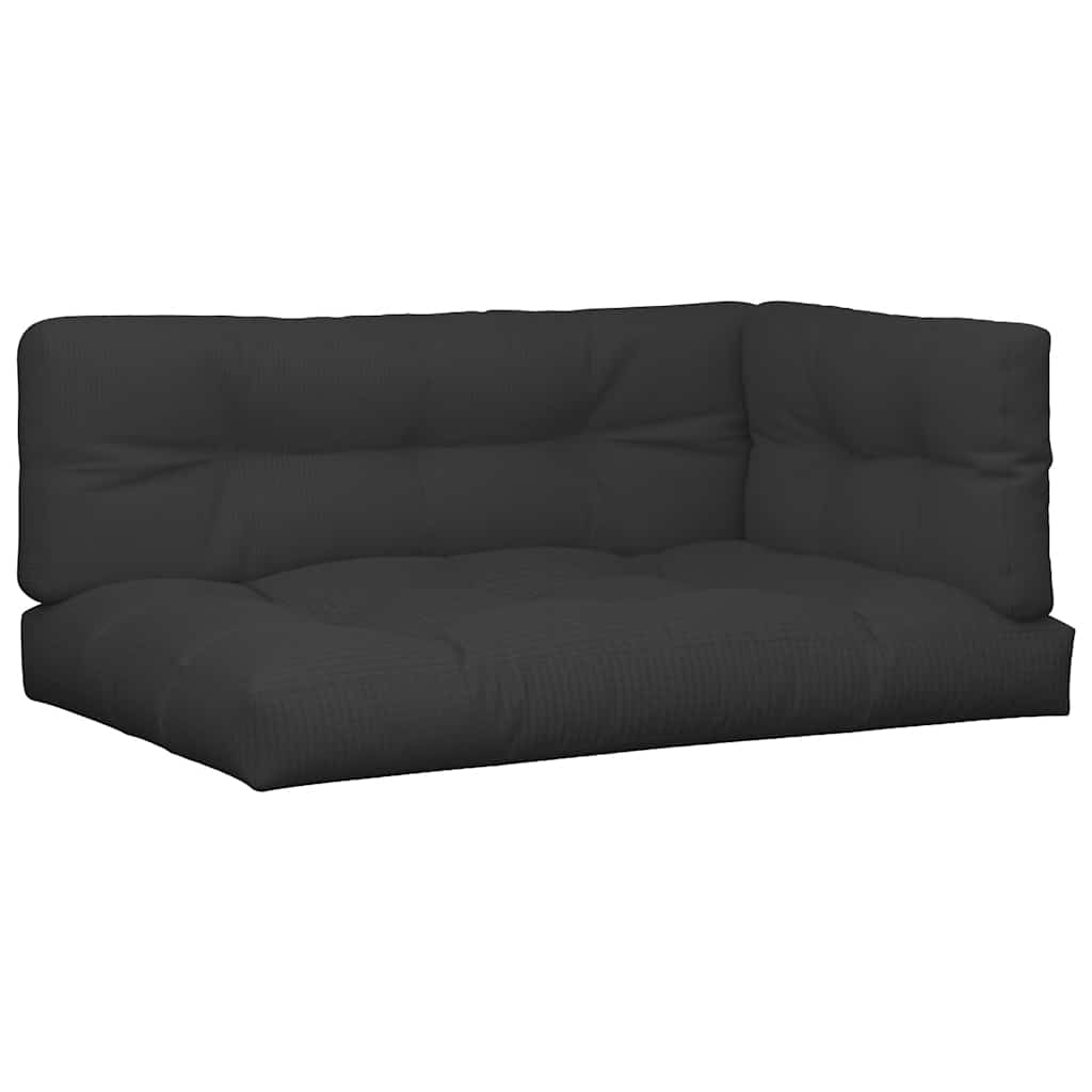 Pallet Cushion 5-pc. Black Fabric