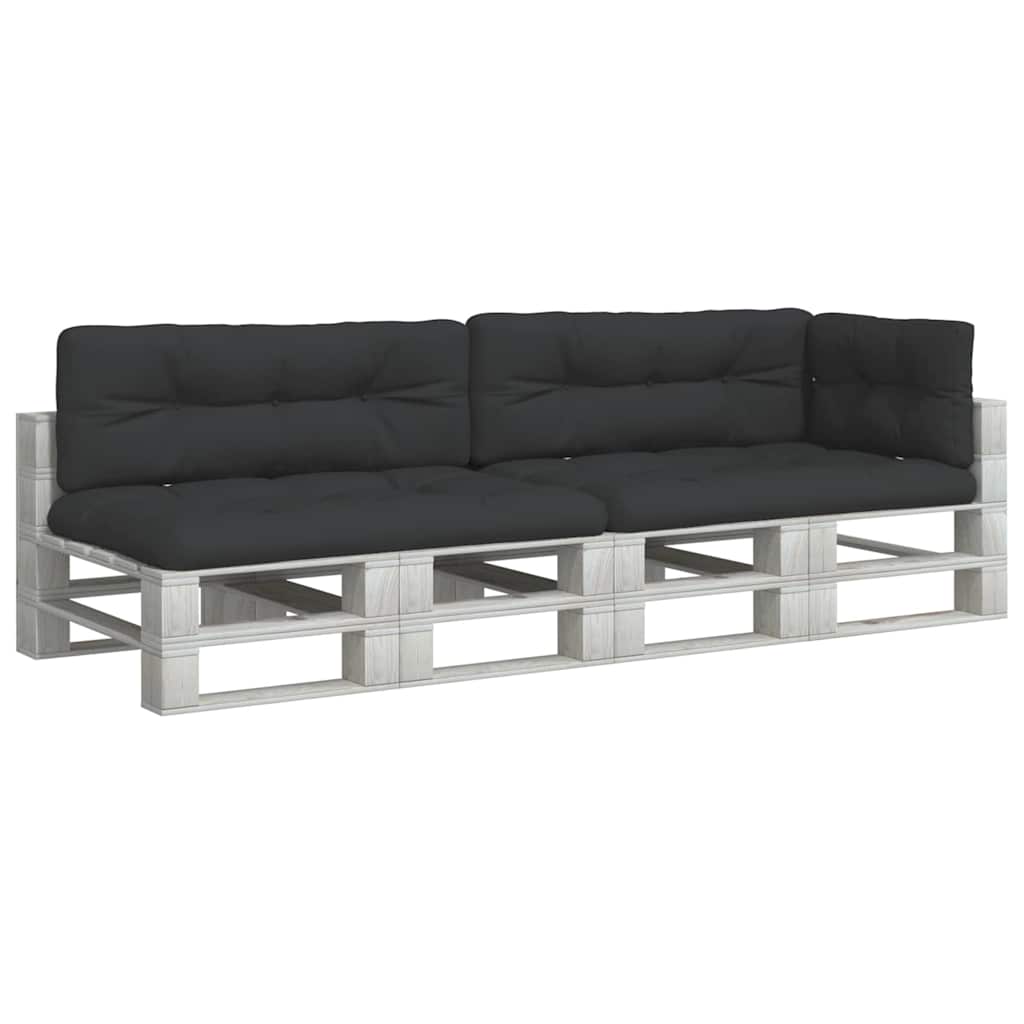 Pallet Cushion 5-pc. Black Fabric