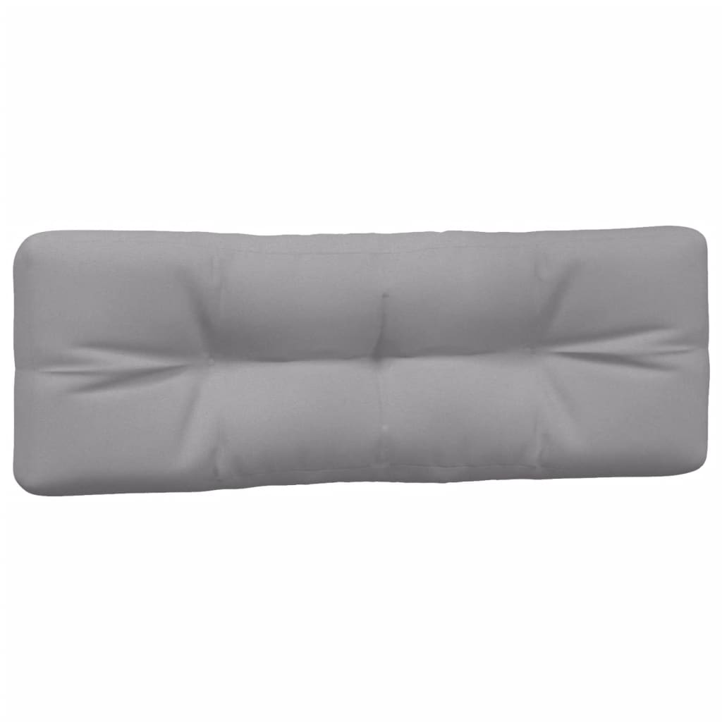 Coussin pour palette, 7 pièces, tissu gris