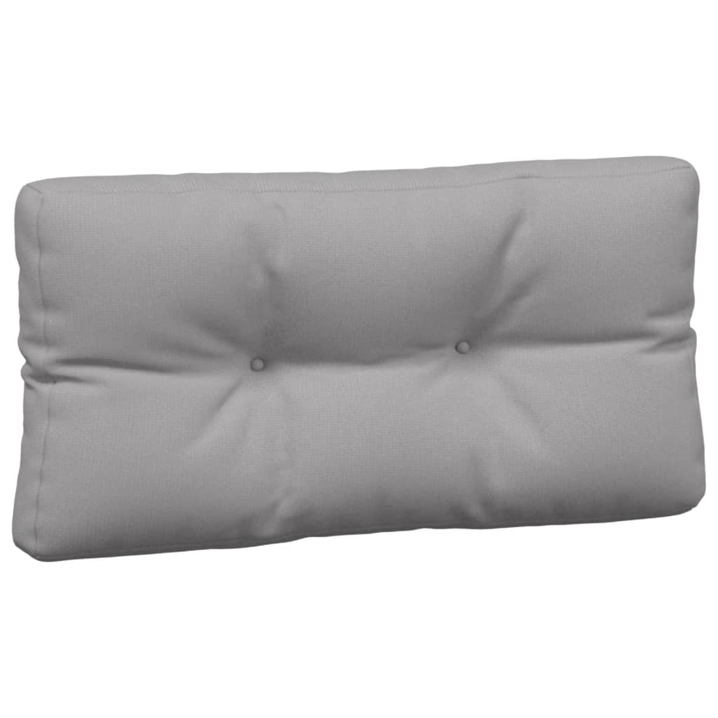 Coussin pour palette, 7 pièces, tissu gris