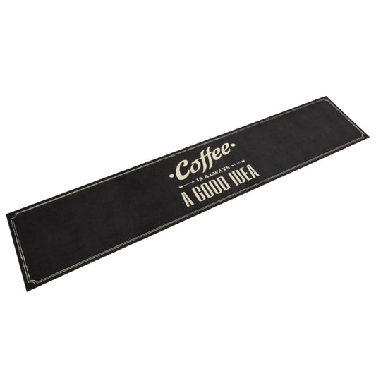 Washable Kitchen Rug Coffee 60x300 cm Velvet
