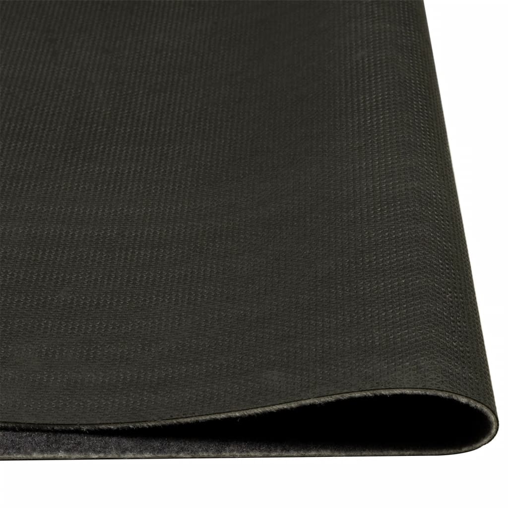 Washable Kitchen Rug Wine Gray 60x300 cm Velvet