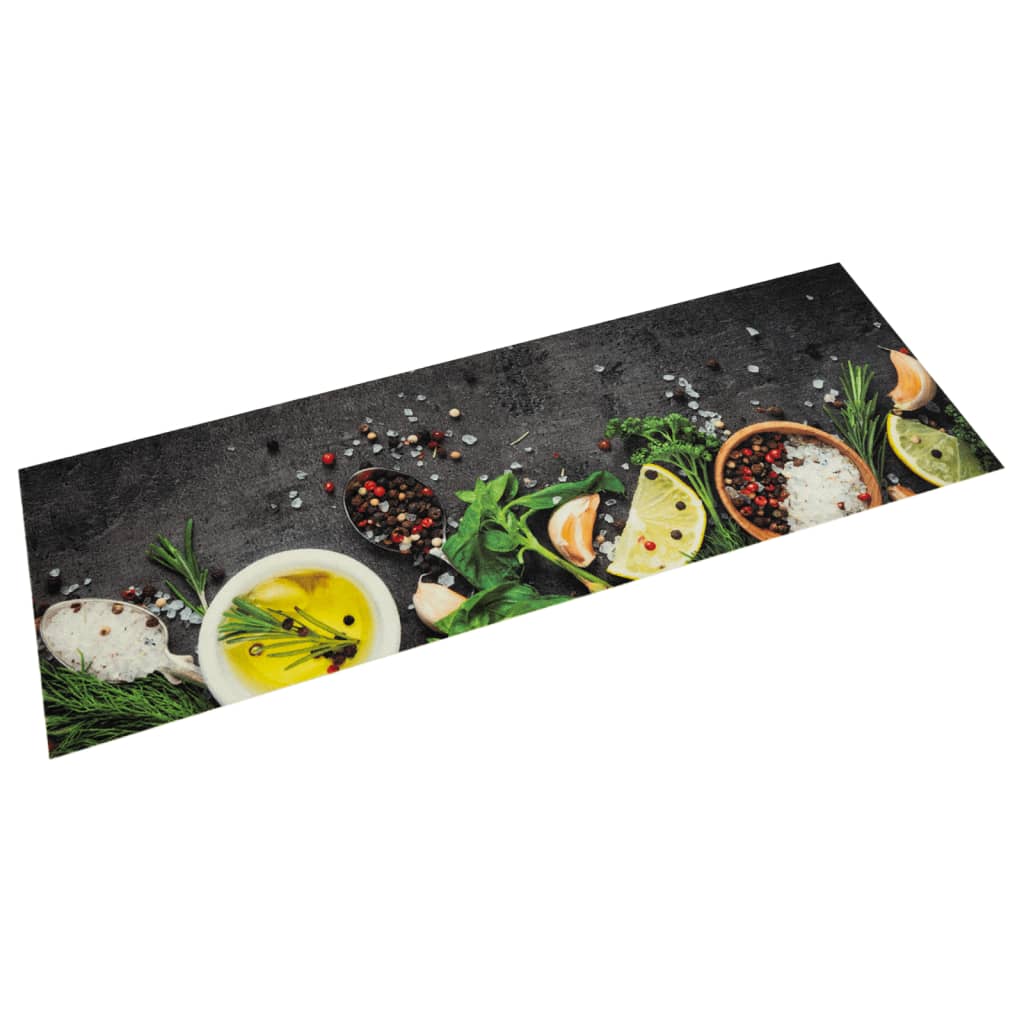 Kitchen Runner Washable Spices 45x150 cm Velvet
