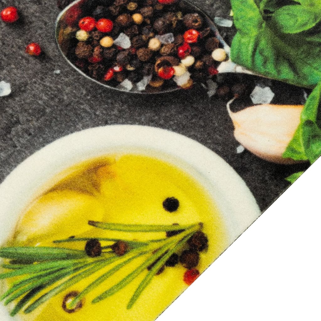 Kitchen Runner Washable Spices 45x150 cm Velvet